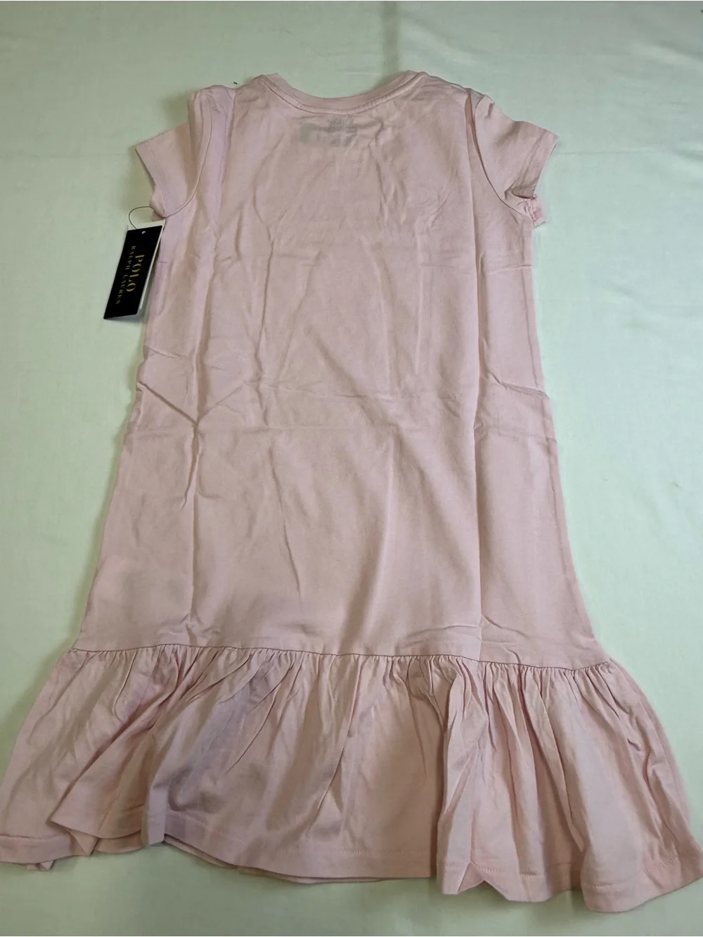 NWT GIRLS Polo Ralph Lauren Polo SZ Small 7 DRESS BEAR